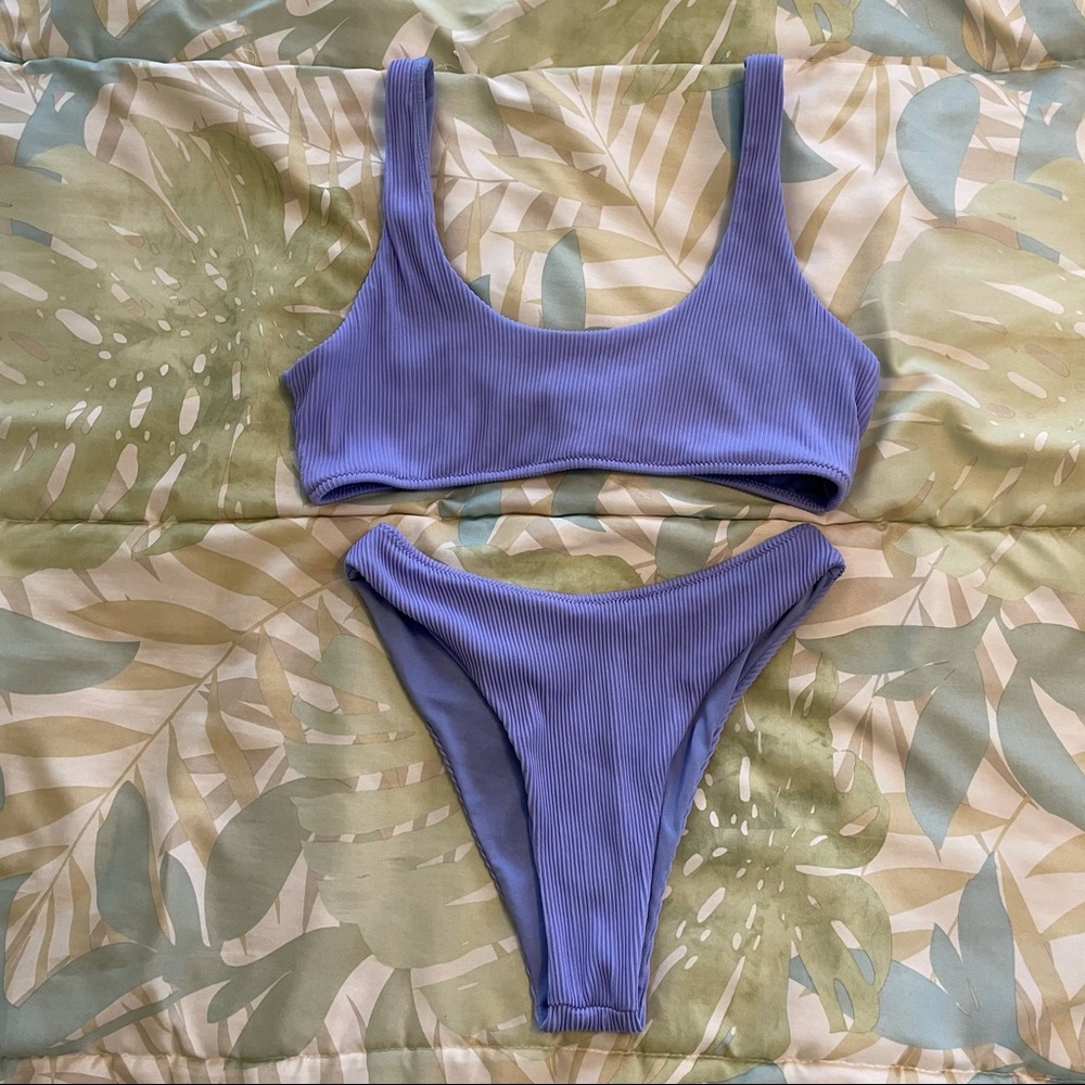 Buff Bunny Chasing Waterfalls Set - Lavendear